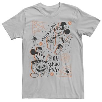 Disney's Mickey Classic Halloween Minnie Mouse Feelin' Spooky Costumes Men's Tee