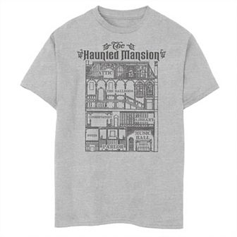 Boys The Haunted Mansion Blueprint Graphic Tee