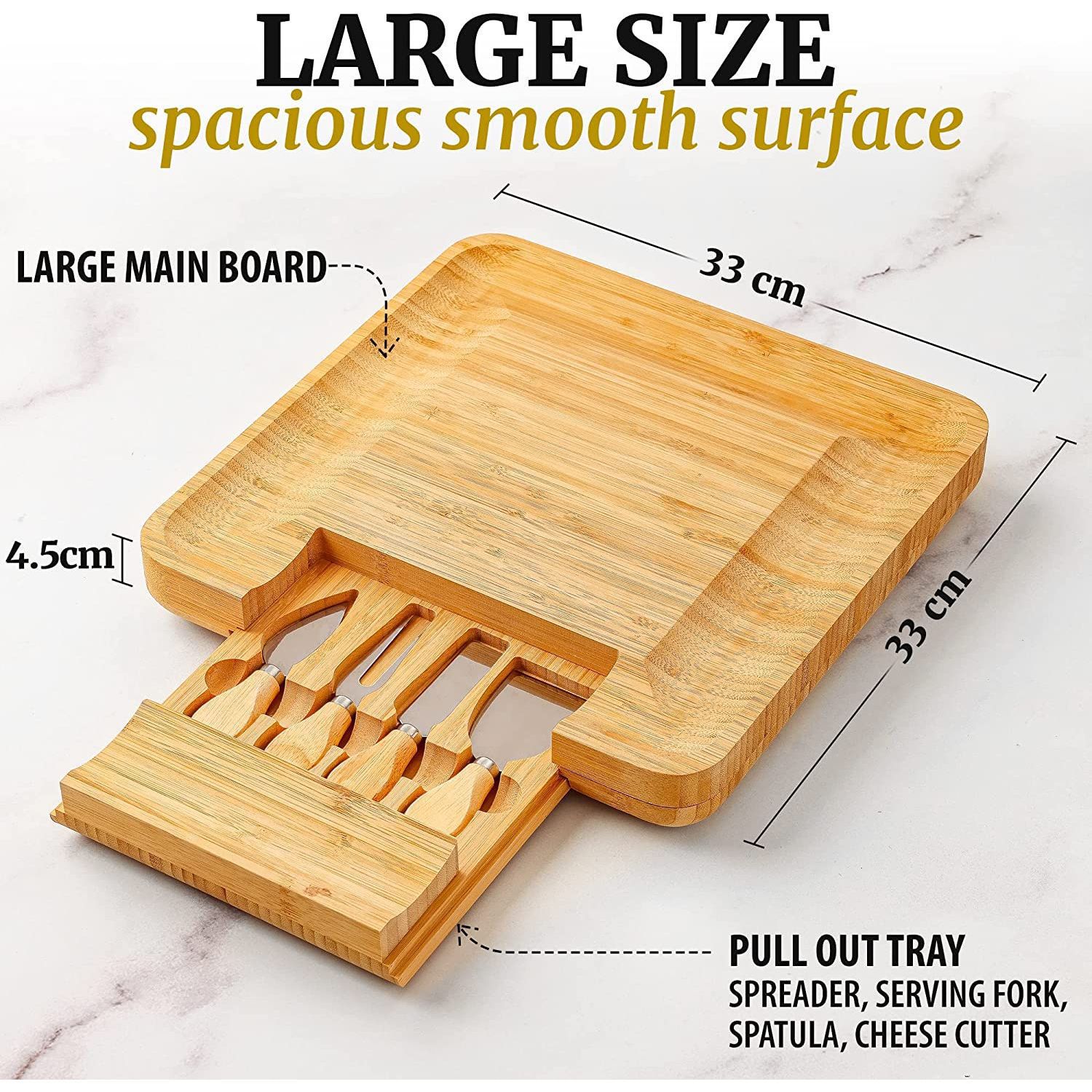 Zulay Kitchen Cheese Board - Thumbnail 4