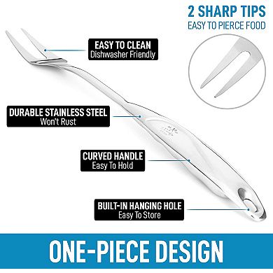 Zulay Kitchen 14 Inch Carving Fork For Meat