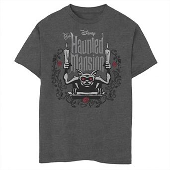 Disney's The Haunted Mansion Boys 8-20 Gargoyle with Candles Graphic Tee