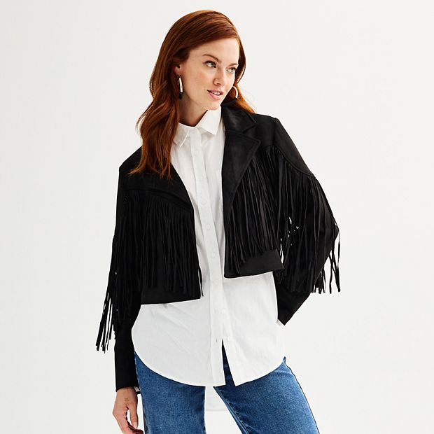 Kohls hot sale suede jacket