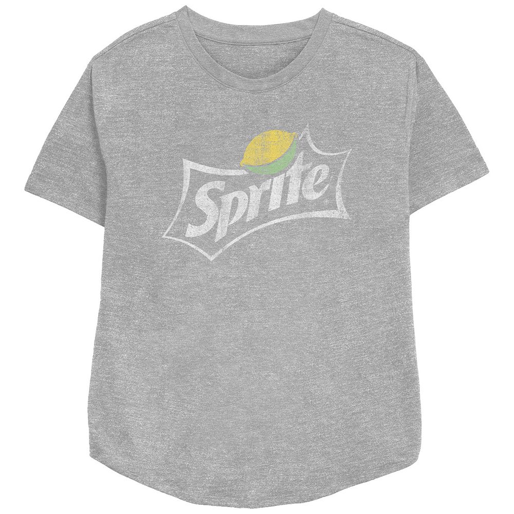 Women's Original White Sprite Logo Relaxed Fit Graphic Tee