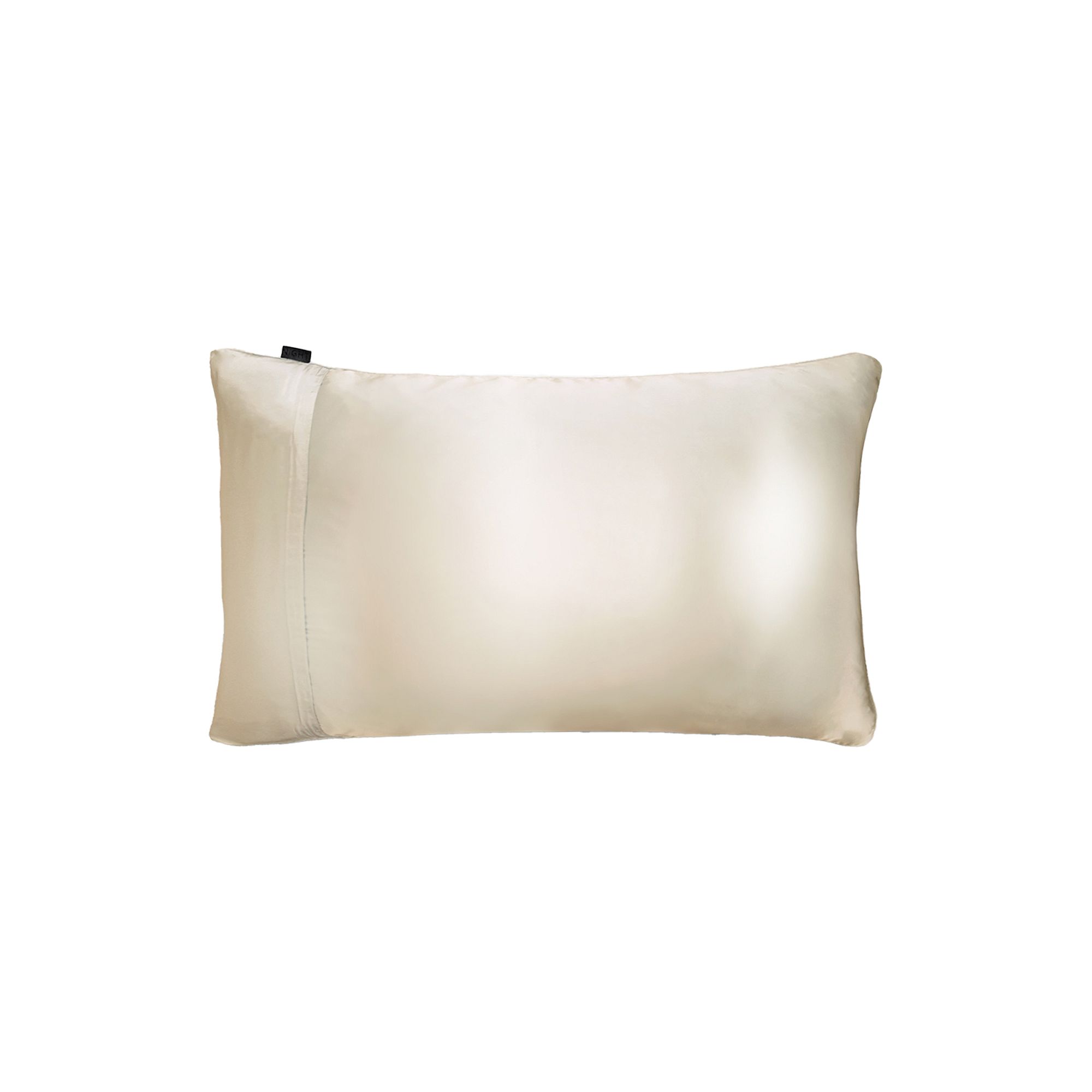 NIGHT® Trisilk™ Mulberry Silk Pillowcase, Beige Khaki