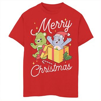 Boys 8-20 Care Bear Christmas Surprise Gift Graphic Tee
