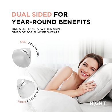 NIGHT® DualSilk™ Silk & Eucalyptus Pillowcase