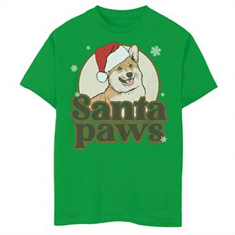Boys 8-20 A Dog's Purpose Christmas Santa Paws Corgi Graphic Tee