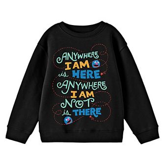 Boy's Sesame Street Grover Anywhere Long Sleeve Tee