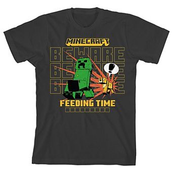 Boy's Minecraft Survival Mode Art Short Sleeve Tee
