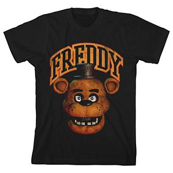 Boys 8-20 Five Nights At Freddy's Freddy Letter Block Short Sleeve Graphic Tee