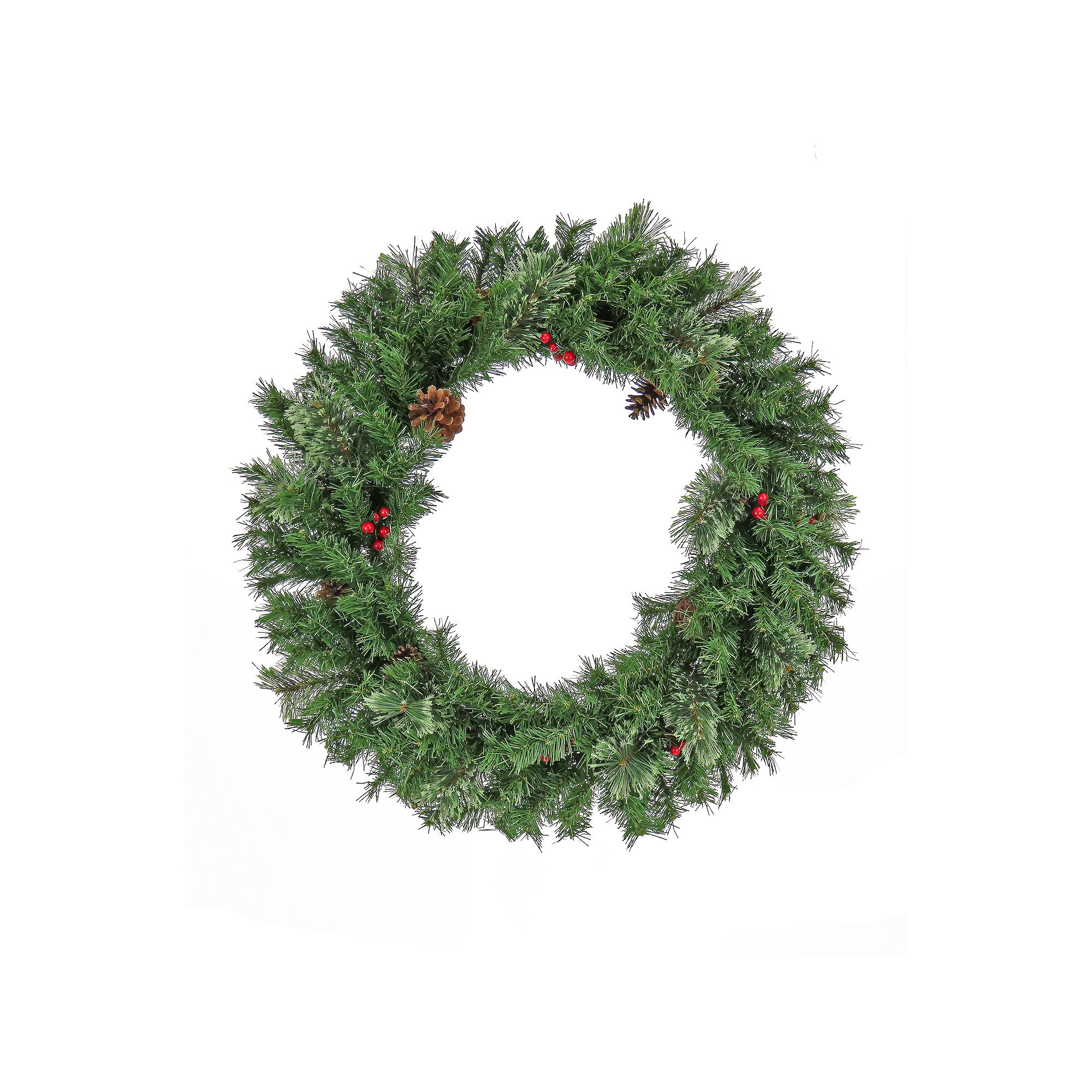 National Tree Company 30-in. Cashmere Artificial Wreath with Pine Cones & R
