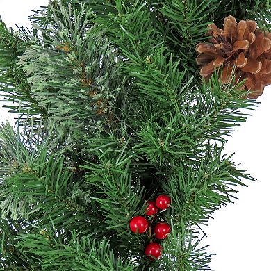 National Tree Company 30-in. Cashmere Artificial Wreath with Pine Cones & Red Berries