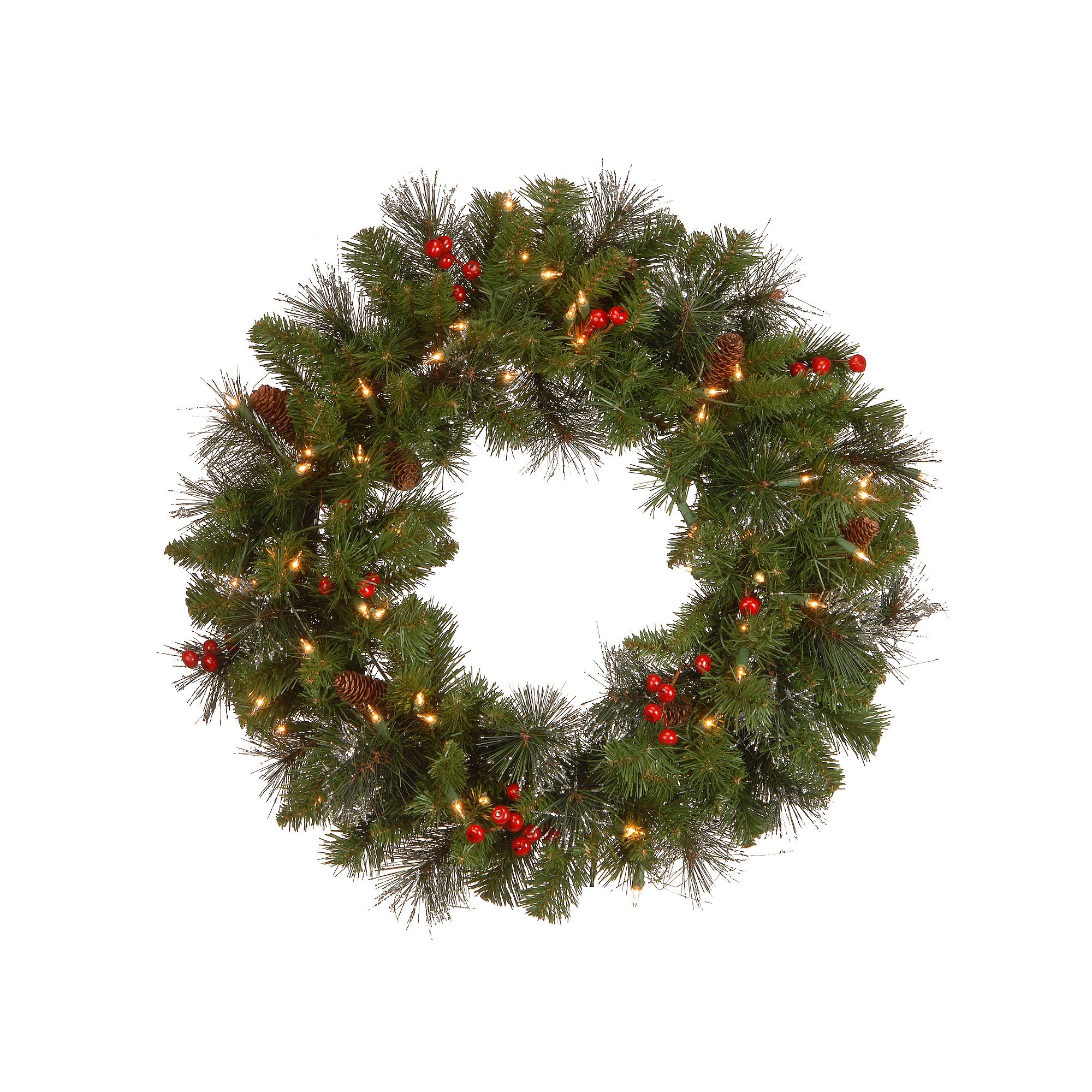 National Tree Company 24-in. Crestwood® Spruce Artificial Wreath with Pine