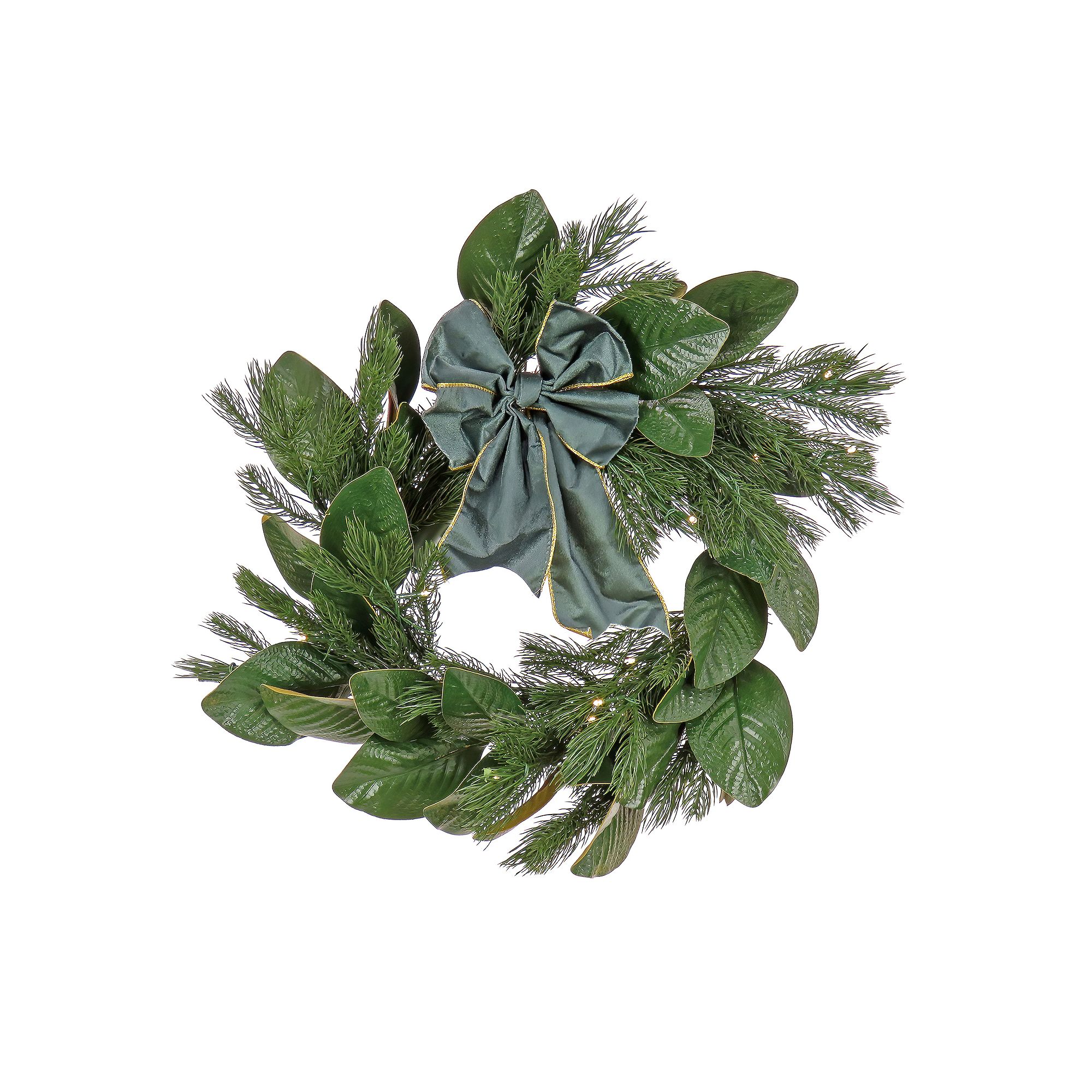 National Tree Company 24-in. Christmas Magnolia Mix Pine Artificial Wreath 