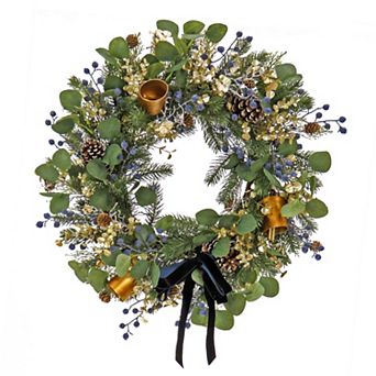 National Tree Company HGTV Swiss Chic Wreath