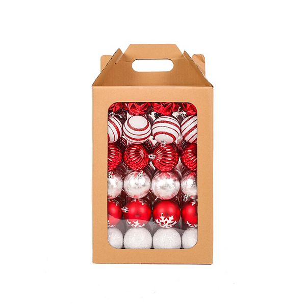 National Tree Company First Traditions 96piece Red Christmas Ball