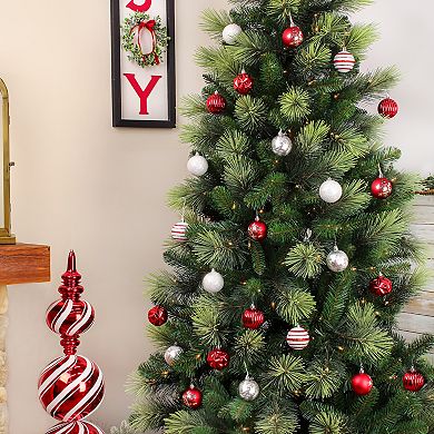 National Tree Company First Traditions 96-piece Red Christmas Ball Ornament Set