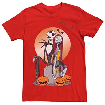 Disney's Nightmare Before Christmas Jack Skellington Sally Tombstone Men's Tee