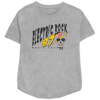Women's Electric Rock 87 Music Fest Relaxed Fit Graphic Tee