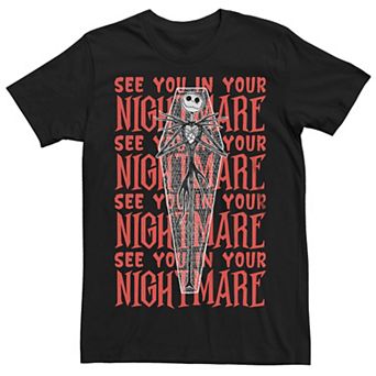 Disney's The Nightmare Before Christmas Jack Skellington See You Coffin Men's Tee