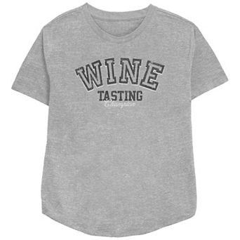 Women's Wine Tasting Champion Collegiate Relaxed Fit Graphic Tee