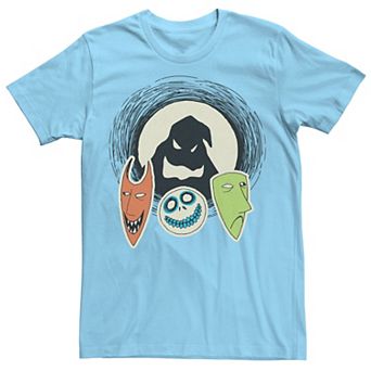Disney's The Nightmare Before Christmas Oogie Boogie and Kids Masks Men's Tee