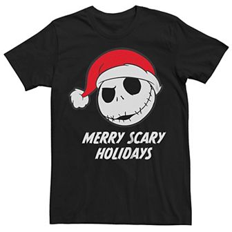 Disney's The Nightmare Before Christmas Jack Merry Scary Holidays Men's Tee