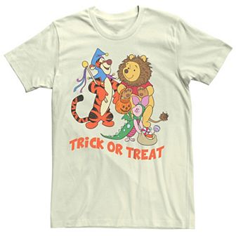 Disney's Winnie the Pooh Halloween Tigger & Piglet Trick or Treat Men's Tee