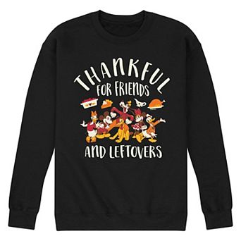 Disney's Mickey Mouse & Friends Men's Friends And Leftovers Fleece Sweatshirt