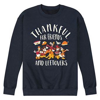 Disney's Mickey Mouse & Friends Men's Friends And Leftovers Fleece Sweatshirt