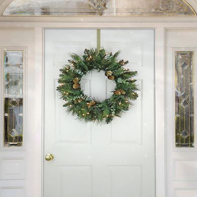 National Tree Company First Traditions Pre-Lit North Conway Artificial Christmas Wreath