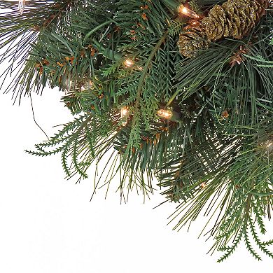 National Tree Company First Traditions LED North Conway Artificial Christmas Wreath