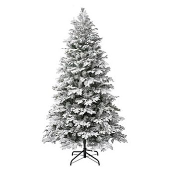 National Tree Company 7 1/2-ft. Feel-Real® Acacius Snowy Hinged Artificial Tree