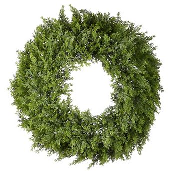 National Tree Company 24 in Cedar Artificial Wreath