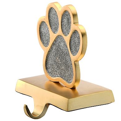National Tree Company "NOEL" Paw Print Stocking Holder
