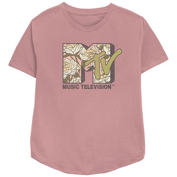 New MTV flower graphic tee ;;; S & XL