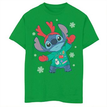 Disney's Lilo & Stitch Boys 8-20 Christmas Holiday Costume Graphic Tee