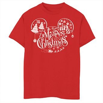 Disney's Mickey Mouse Boys 8-20 Merry Christmas Graphic Tee