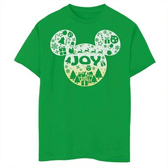 Disney's Mickey Mouse Boys 8-20 Christmas Joy Graphic Tee