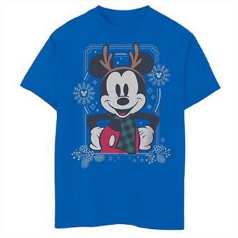 Disney's Mickey Mouse Boys 8-20 Christmas Mood Graphic Tee