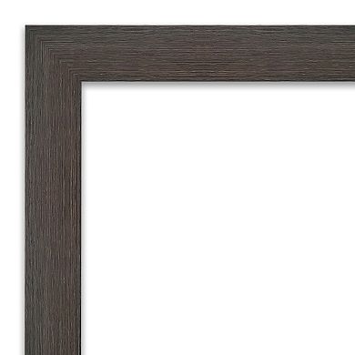 Amanti Art Hardwood Chocolate Narrow Wood Picture Frame