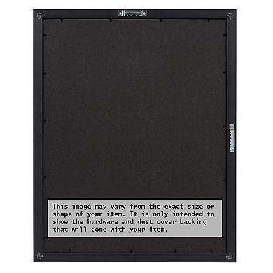Amanti Art Lucie Black Wood Picture Frame
