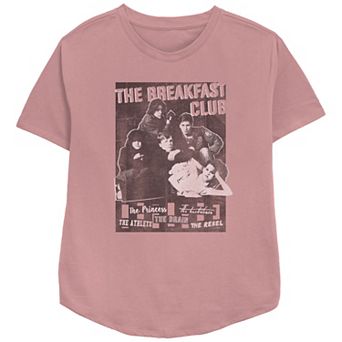 Women's The Breakfast Club Retro Poster Relaxed Fit Graphic Tee