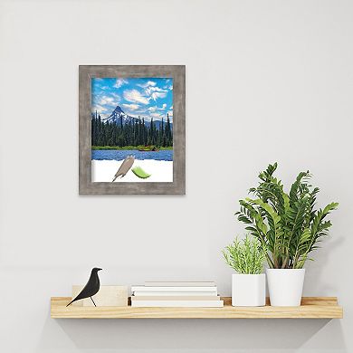 Amanti Art Marred Pewter Wood Picture Frame