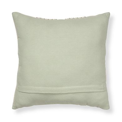 Sonoma Goods For Life?? 18x18 Center Stripe Aqua Decorative Pillow