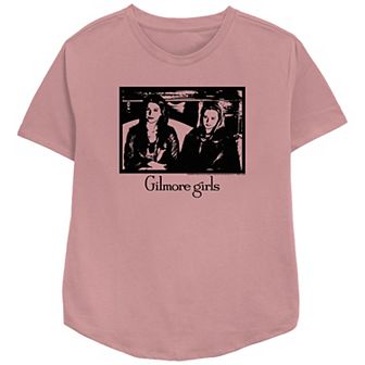 Women's Gilmore Girls Rory & Lorelai Portrait Relaxed Fit Graphic Tee