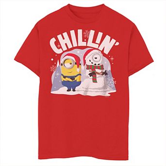 Boys 6-20 Despicable Me Christmas Dave Chillin' Snowman Graphic Tee