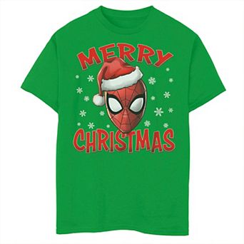 Boys 8-20 Marvel Spiderman Christmas Graphic Tee