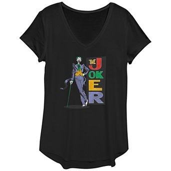 Women's Batman The Joker Cane Pose Graphic Tee