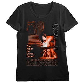 Juniors' John Carpenter Halloween Graphic Tee